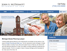Tablet Screenshot of mcdermottelderlaw.com